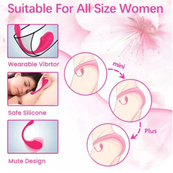 aeea0e4263c0423b Wearable Vibration Love Egg Vibrator Vaginal G Spot Vibrating Stimulator Wireless Bluetooth APP Control Sex Toys for Adult Women
