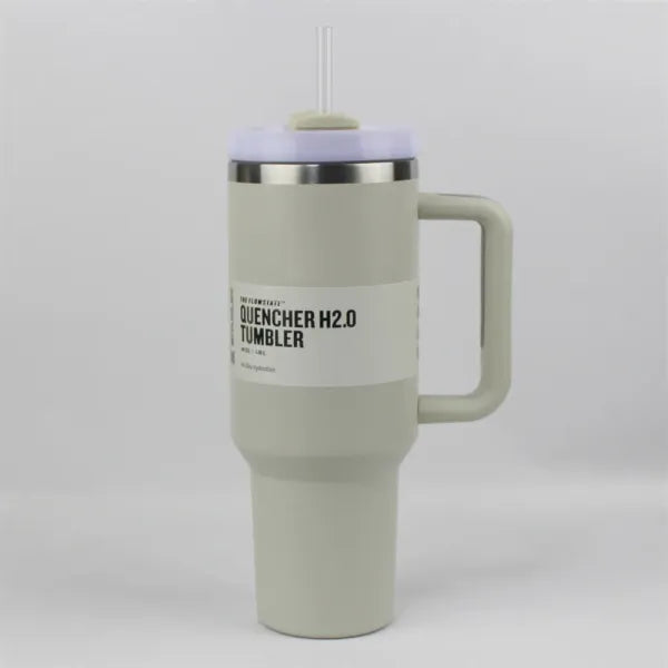1pc New Quencher H2.0 40oz Stainless Steel Tumblers Cups With Silicone Handle Lid and Straw 2nd Generation Car Mugs Vacuum Insulated Water Bottles with G8821