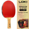af07d48e6cc5032c LOKI DRAGON 10 STAR Table Tennis Racket Professional 5 Wood 2 ALC Ping Pong Paddle Bat Carbon Blade with FH RXTON 9 & BH RXTON 7