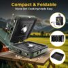 af3e59d364c254fa 2 Burner Portable Camping Stove Propane, Folding Propane Stove for Camping, Camp Stove with 17,000 BTU,Two Adjustable Burners Gas Camping Stove with Carrying Bag for Outdoor Cooking,BBQ