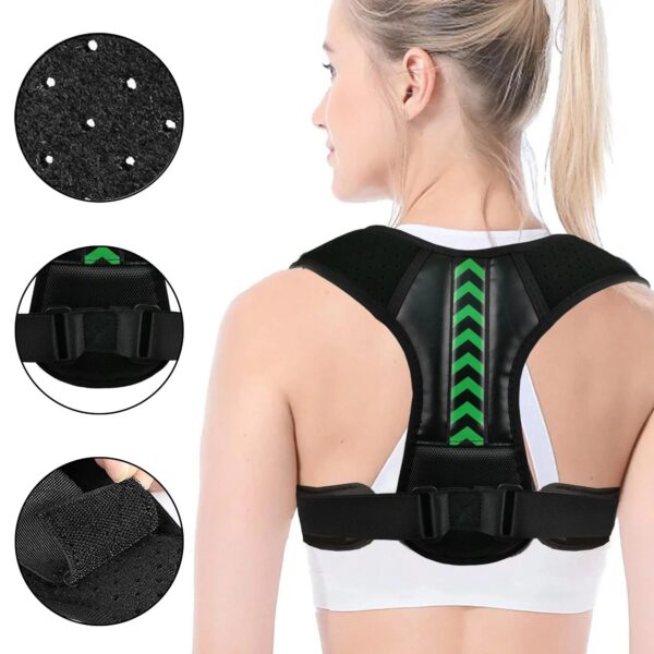 Posture Corrector Unisex Adjustable For Clavicle Support Providing Pain Relief for Neck Back Shoulder Reshape Your Body 1PC