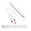 af4a177e3fa5008b 2pcs Liquid Light-emitting Aura Sync Luminous Water Coog Tube Silicone DIY 5V 3PIN ARGB PC Case Decorative