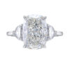 af6d63f830f86d67 S Sier 9×13mm White Grade G Pigeon Egg-Shaped High-Carbon Zircon Fashion Minimalist Ring