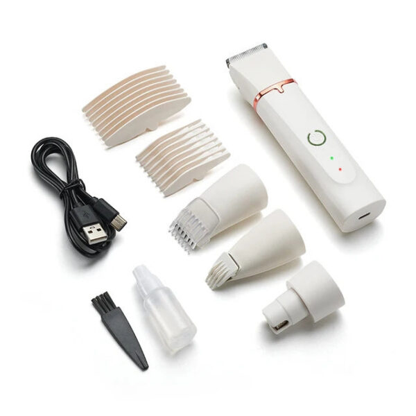 af70de7d2bd78dd9 Professional 4-in-1 Electric Pet Grooming Tool Set Dog Hair Clippers USB Rechargeable Pets Haircut Trimmer Shaver Cats Supplies