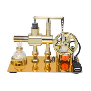 Hot Air Single Cyder Stirg Engine Generator Physics Popular Science Production Invention Collection Toy