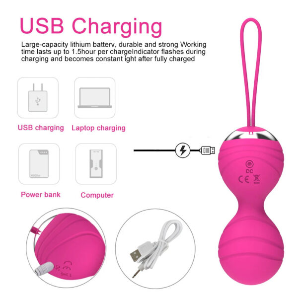 af8c1dd5d7ea7116 APP Remote Control Vagina Balls Vibrator Female Vaginal Tight Exercise Kegel Ball 10 frequency Vibrating Eggs Sex Toys For Women