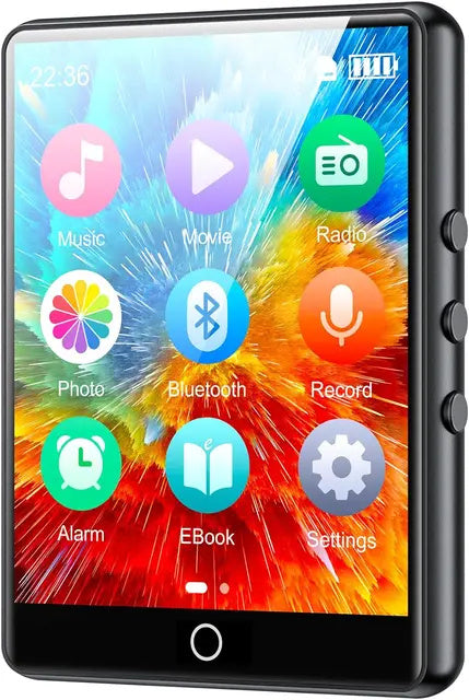 af8d7506be9eb42d 32GB 2.8 Inch Touch Screen Bluetooth 5.0 MP3 Player, HiFi Music Player with Speaker/FM Radio/Recorder/Ebook/Picture