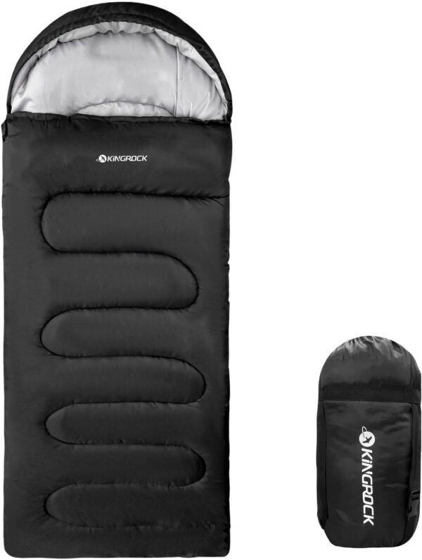 KINGROCK Sleeping Bags for Adults Backpacking Lightweight Waterproof- Cold Weather Sleeping Bag