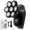 af8f68e2c4f680df Electric Shavers 5 In 1 7D Men's Rechargeable Bald Head Shaver 7 Floating Heads Beard Nose Ear Hair Trimmer Razor Clipper Brush 221025