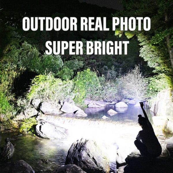 af98a266ae7382d7 High Power Led Flashlights MINI Torch With 3 LED and Powerful Magnet Self-defense Lamp 5 Lighting Modes Bright Outdoor Lights