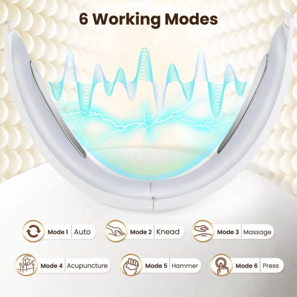 afa7e61d408bc714 Electric V Face Lifting Beauty Device 6 Modes 8 Levels EMS Micro-current Firming Facial Massager Double Chin Removal Skin Care