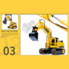 Double E RC Excavator Truck 11CH crawler Tractor Model Engineering Car 2.4G Radio Remote Controlled Electric hine Kid Toy