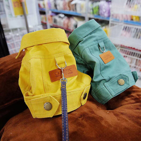 afc28cc99305c24b Pet Coat with D-Ring Spring Summer Dog Clothes for Small Medium Dogs Puppy Outfits Jacket Chihuahua Yorks Clothing