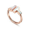 afcf02d5afa02578 Designer plated Women's Men's Wedding Pearl Diamond Titanium sier Ring Rose Gold Anniversary Christmas Gift