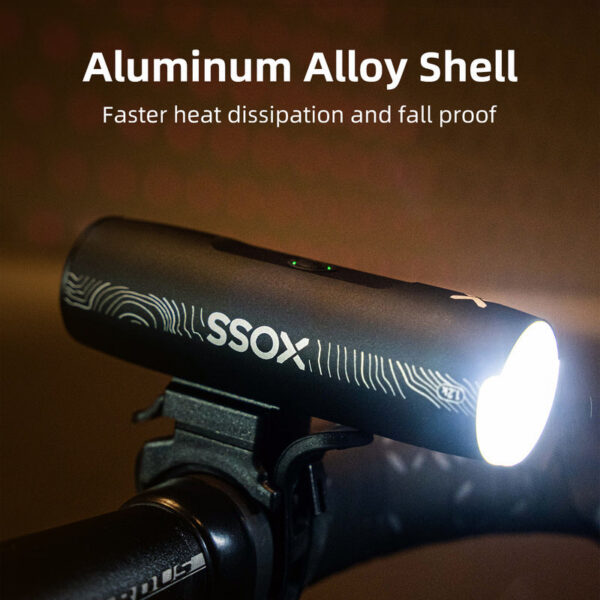 afd5286ed679955f XOSS 1200 Lm Bike XL1200 Headlight Waterproof Type-C Rechargeable Front Lamp Bicycle Light Aluminum Ultralight Flashlight