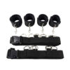 afea91059955e235 Restraint Set BDSM Bondage Handcuffs & Ankle Cuffs Slave On The Bed Open Leg Flirt Sex Toys For Women Couples Erotic No Vibrator