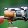 Fire-Maple FMS-300T Ultralight Titanium Backpacking Camping Gas Stove | 2600W Pocket Backpacking Cooking Folding Burner | Outdoor Trekking Hiking Fishing (Orange)