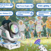 2025 Upgraded Version of the Bubble Machine with Remote Control, Automatic Rotation, and Rgb Lights, 1800Mah Rechargeable Battery, Type-C Charging, Suitable for Children, Weddings, Birthday Parties, and Outdoor Activities, Bubble Machine Does Not Include