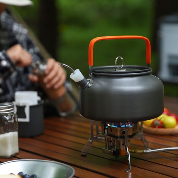 b00f5827a62e97d5 3-Core Burner Camping Stove with Fuel Canister Adapter, Folding Windshield and Storage Case, Portable Collapsible Camp Stove Set for Outdoor Backpacking Hiking Picnic