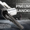 b010b23e001cd4b0 SIFANG-Pneumatic Air Belt Sander, 3 Sanding Belts Set, Air Compressor, Grinding, Polishing, Pneumatic Tool