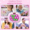 999 Levels Electronic Pop Quick Push Game Console With LED Screen Display Anti Stress Sensory Bubble Toys for Children Gifts