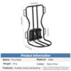 NEWBOLER Metal Front Rack for Brompton Bike Bag Front Lightweight Shelf Luggage Rack Bicycle Accessories