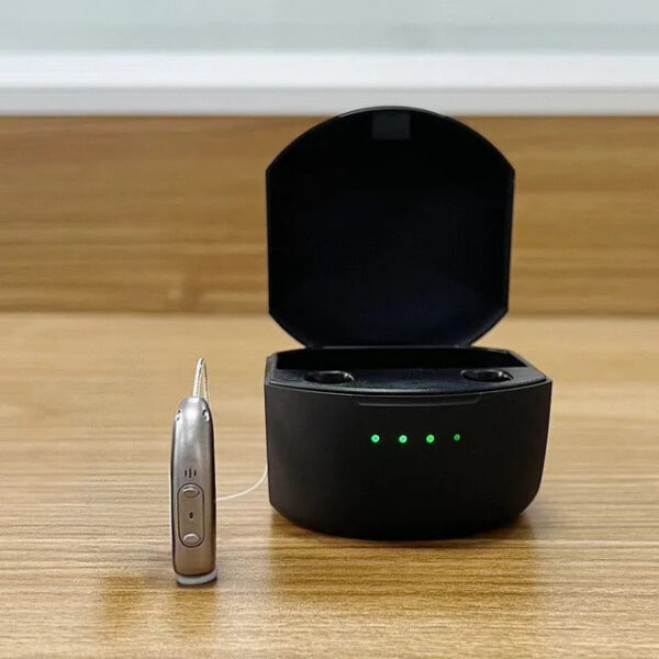 Self-Fitting OTC Aids, Mild to Moderate Loss,Bluetooth Hearing Aid with Invisible Fit Noise Support