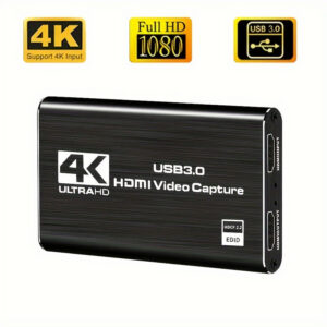 4k Hdmi Video Capture Card Streaming Black Full Hd 1080p 60fps Usb Cam k Game Audio For Nintendo Switch Ps5 3ds Xbox Ps4