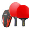 b03e12d90d950e48 6 Star Table Tennis Racket 2PCS Professional Ping Pong Racket Set Pimples-in Rubber Hight Quality Blade Bat Paddle with Bag