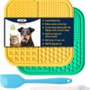 LUKITO Licking Mat for Dogs and Cats, Premium Lick Mats with Suction Cups for Dog Anxiety Relief, Cat Lick Pad for Boredom Reducer, Dog Treat Mat Perfect for Bathing Grooming