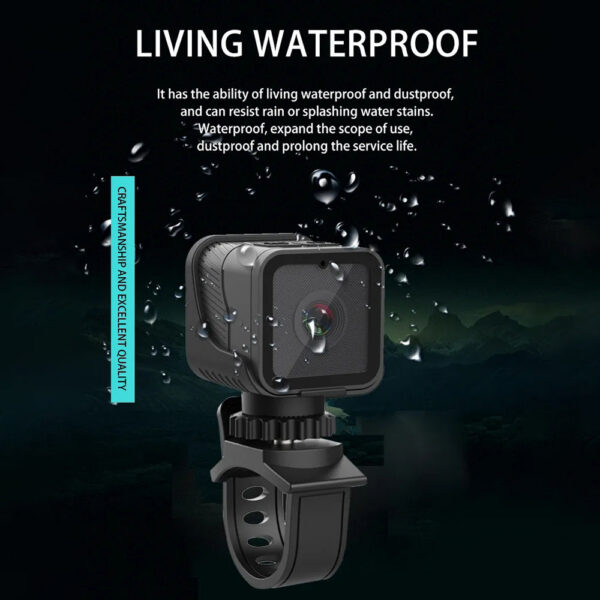 b041de9dc82f2306 1080P HD Portable Sports Mini Camera with Hotspot WiFi Waterproof Camera, Motorcycle and Bike Driving Recorder