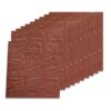 b0580bcc0b3b9524 3D Three-dimensional Wall Self-adhesive Wallpaper Anti-collision Decorative Stickers 10pc