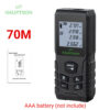 b07d9e6c9c82df60 HAUPTSON 70/100M Distance Meter Rangefinder Laser Tape Range Finder Building