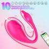 b08108f278293330 Adult Sex Toys Wearable Panty Couple Vibrator Dildo 10 Vibrations, Long Distance Vibe Rechargeable Vibrating Panties with APP Control, G spot Clit Stimulator for Women