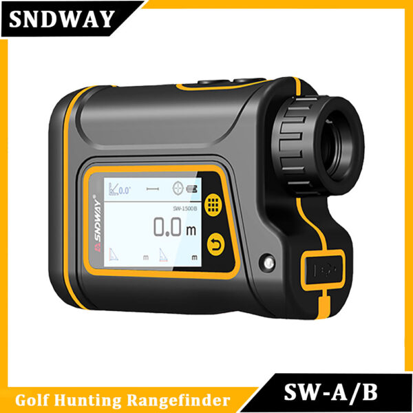b093b0efd40f42b0 SNDWAY Rangefinder Distance Meter Laser Range Finder 1000M 1500M Telemeters Professional Camera Golf Supplies Accessories