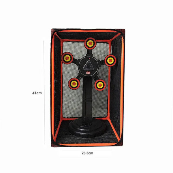 b096ec9d43208f56 Targets for Nerf Guns Auto Reset Electric Target Accessories Kids Sound Light Shooting Game Toys High Precision Scoring