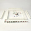 b0ab1cf726af369f 26mm Mini Chinese Set Portable Traditional Bloc Mahjong 144PCS Party Board Game Two Players Funny