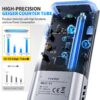 FNIRSI GC-03  3-IN-1 Electromagnetic Radiation Detector, Electric & Magnetic Field Strength, RF Power, Temperature Monitor