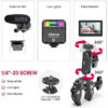 b0f6207da96911cf Ulanzi R094 Metal Super Clamp with Double Ball Head Magic Arm Clamp with 1/4" 3/8" Hole for DSLR Camera Monitor Light Mic Mount