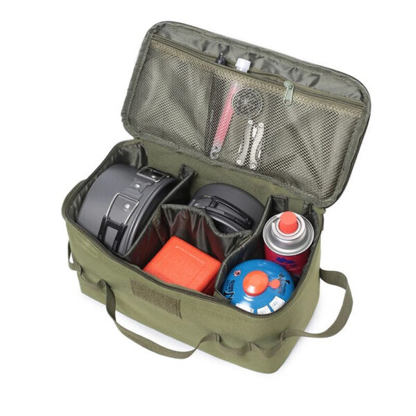 b0ff102fc57539d0 Outdoor Camping Tank Storage Large Capacity Ground Nail Tool Gas Canister Picnic Cookware Utensils Kit Bag