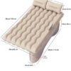 Car Air Mattress Back Seat for Chevrolet Silverado 3500 2500 1500,Double Side Flocking Car Bed Portable Air Mattress Car Sleeping Mattress Car Accessories Cars Camping Bed,Black