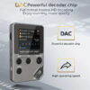 C5 8GB Lossless Bluetooth MP3 Music Player, Zinc Alloy Body,Rotary Controls,Wireless Connection,FM Radio,Voice Recorder
