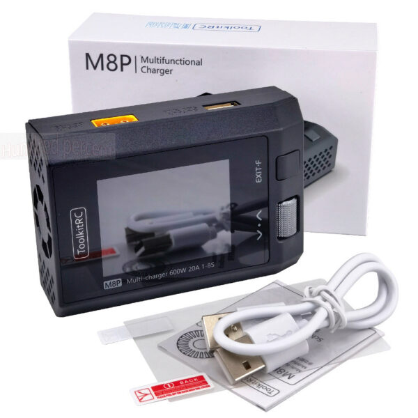 b12148b32069c3e8 ToolkitRC M8P Charger with an increase in accuracy power of 600W 20A 5V 1-8S Multifunctional signal testing M8S upgraded