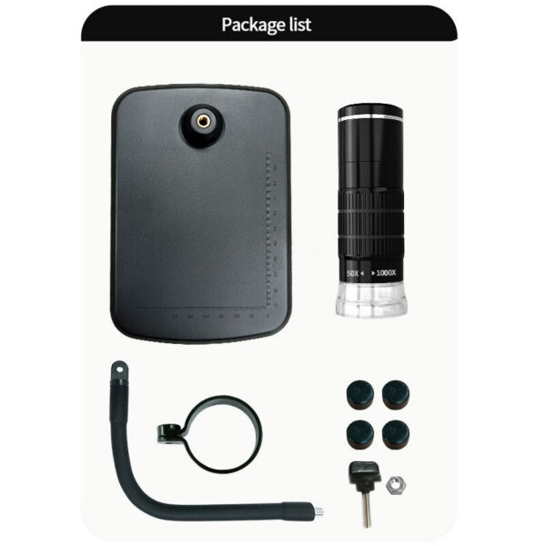 b1431525b556499e Wireless Digital Microscope 50X-1000X Magnification Portable Handheld USB Microscopes with Flexible Stand For iPhone Android PC