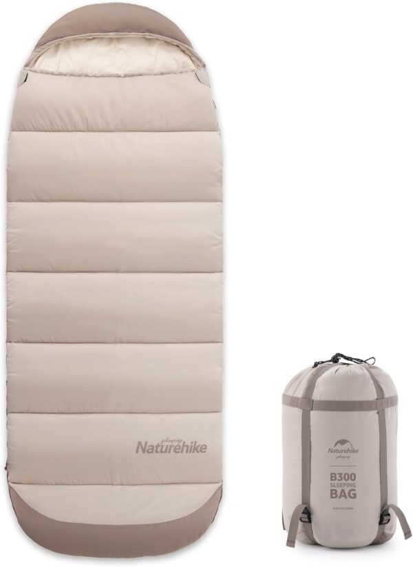 b14d1179ba921008 Naturehike Lightweight Mummy Sleeping Bag for Adults - Warm Cotton, Spliceable, Perfect for Outdoor Camping & Hiking