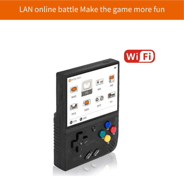 b17ab2b33b2923f8 Portable 3.5 inch MIYOO Mini Plus Retro Handheld Game Console Open Source Miyoo mini+ Video Games Player Children Kids Gift 128G