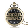 b1867c84f9cae3fc Stars Wars Film Serie Retro Hollow Quartz Pocket Watch Casual Pendant Clock with Necklace Chain Christmas Birthday Men Gift