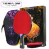 b191270fffbc19fc LOKI DRAGON Series Table Tennis Racket Professional Offensive Ping Pong Racket Paddle Bat 5 Wood 2 Carbon 6/7/8/9/10 Stars