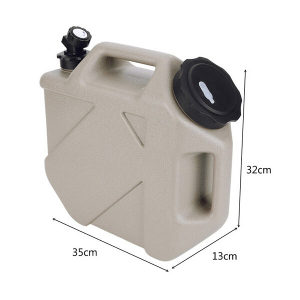 3-12L Bucket Large Capacity Portable Camp Water Bag with Detachable Faucet No Leakage for Camping Fishing Picnic Hiking