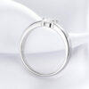 Smyoue D Color 0.5CT 1CT Moissanite Ring for Men Sterling Sier Simulation Diamond Wedding Band Classic Round Cut with GRA